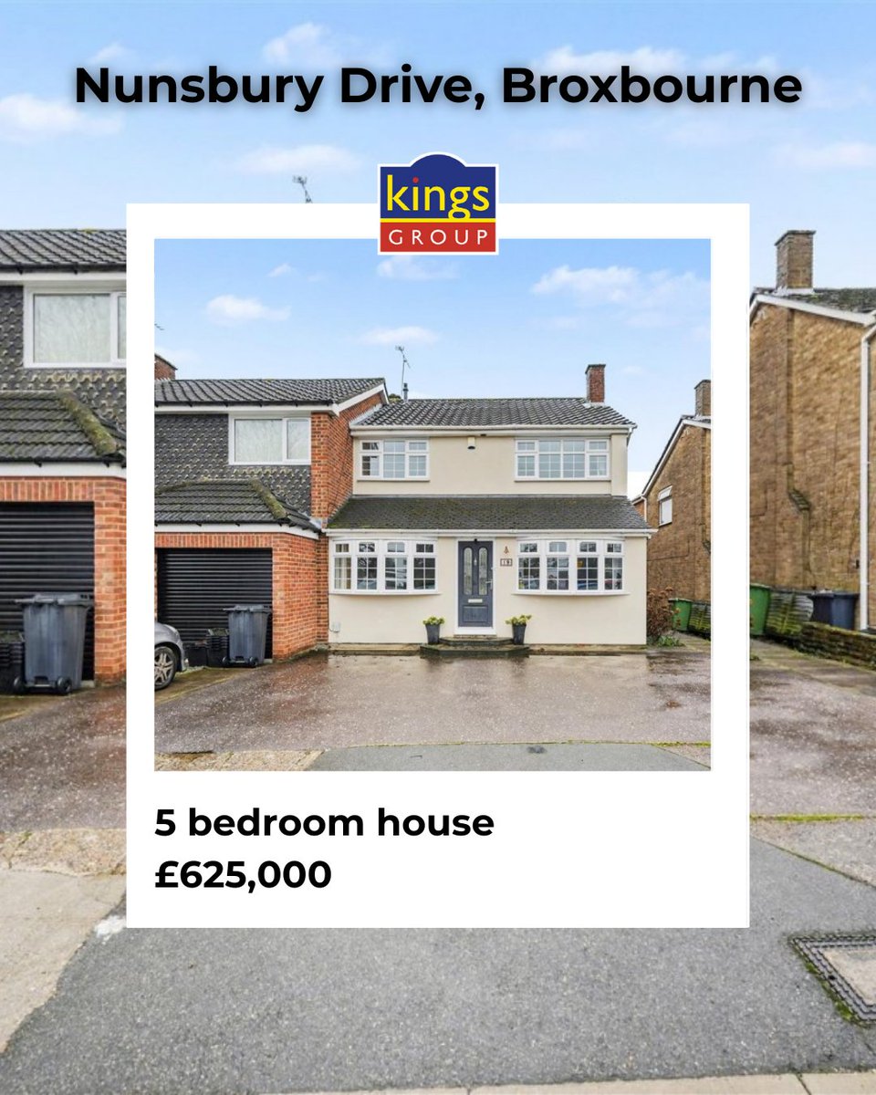 Take a look inside this property from our Cheshunt team 🏡✨

📍Nunsbury Drive, Broxbourne

💷 £625,000

kings-group.net/property-detai… 

For more details on this property, please give our Cheshunt team a call on 01992 635 735 📞