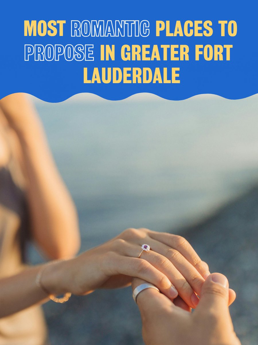 visitlauderdale's tweet image. 💍 Ready to pop the question? Here's a list of romantic backdrops worthy of your love story. 

bit.ly/4qVgdH0

#proposal #proposalideas #broward #supriseproposal #soflo