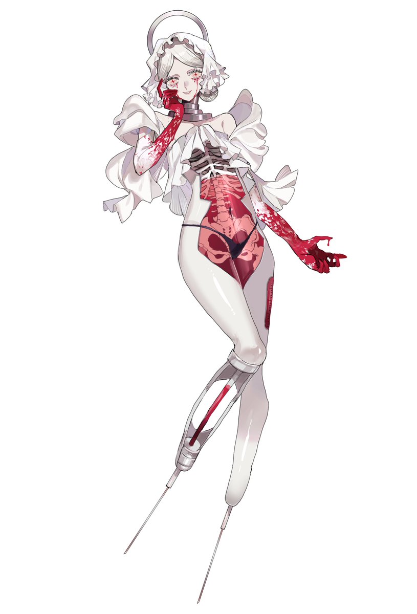 描かせて頂いた注射器さん💉
デザイン素敵すぎて描いててめちゃめちゃ楽しかった…🌸