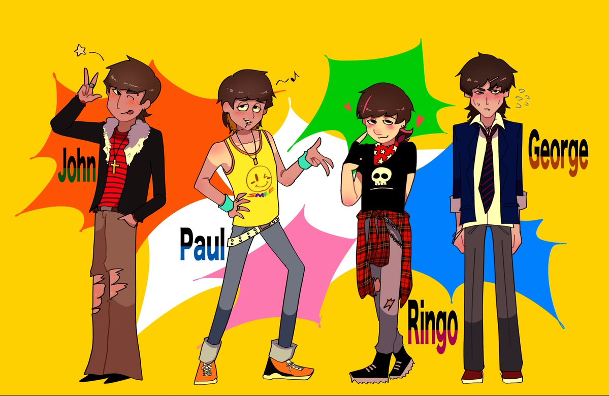 _Sharp0001's tweet image. #TheBeatles
Japanese heisei fashion✖️Beatles💕