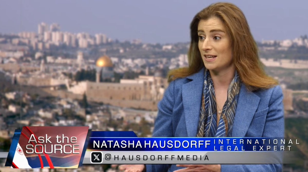 Very interesting interview with Natasha Hausdorff, Legal Director of UK Lawyers for Israel, for the Ask The Source segment in our show, Israel Now News. Link below. 
youtu.be/Kykx5v1otKs?si…

<a href="/HausdorffMedia/">Natasha Hausdorff</a> <a href="/ReinsteinJosh/">Josh Reinstein</a> <a href="/IsraelAllies/">Israel Allies</a>