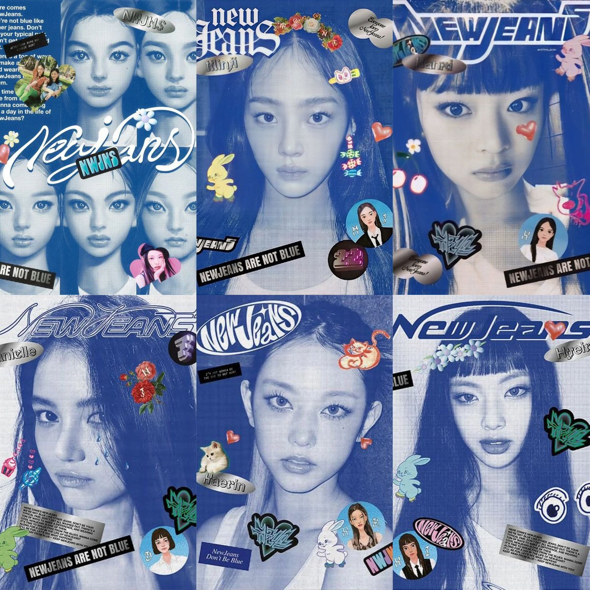 newjified's tweet image. the newjeans bluebook 𝜗𝜚