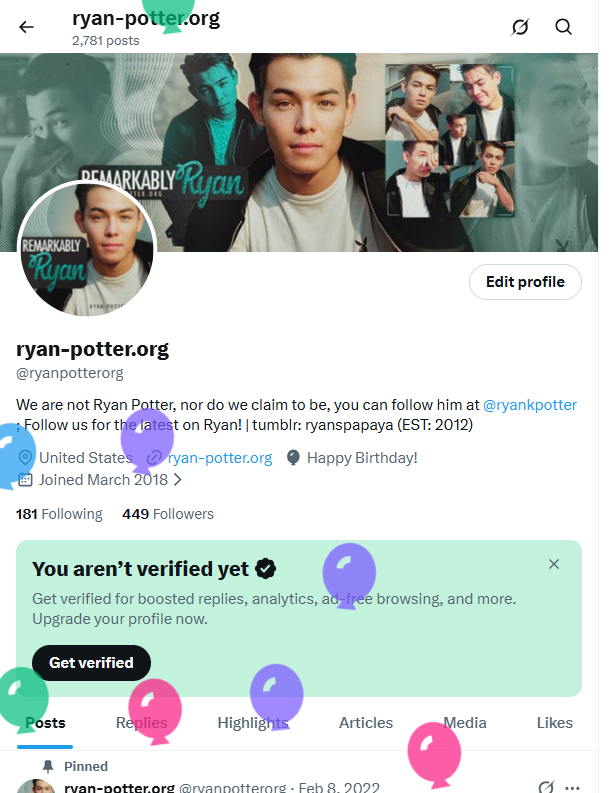 ryanpotterorg's tweet photo. balloon day 💚 https://t.co/dSdolXIHKO