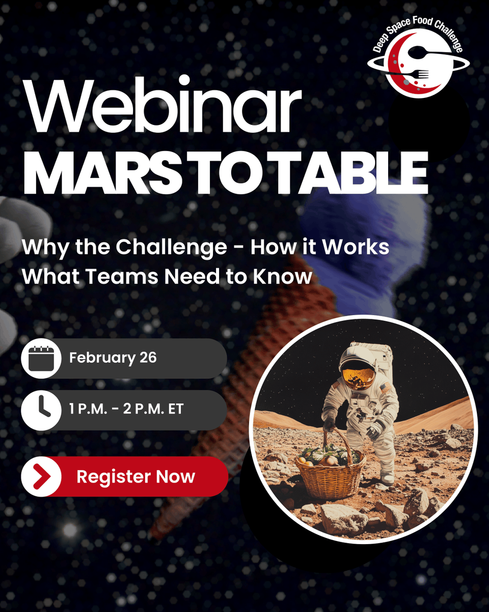 Deep Space Food Challenge: Mars to Table tweet media