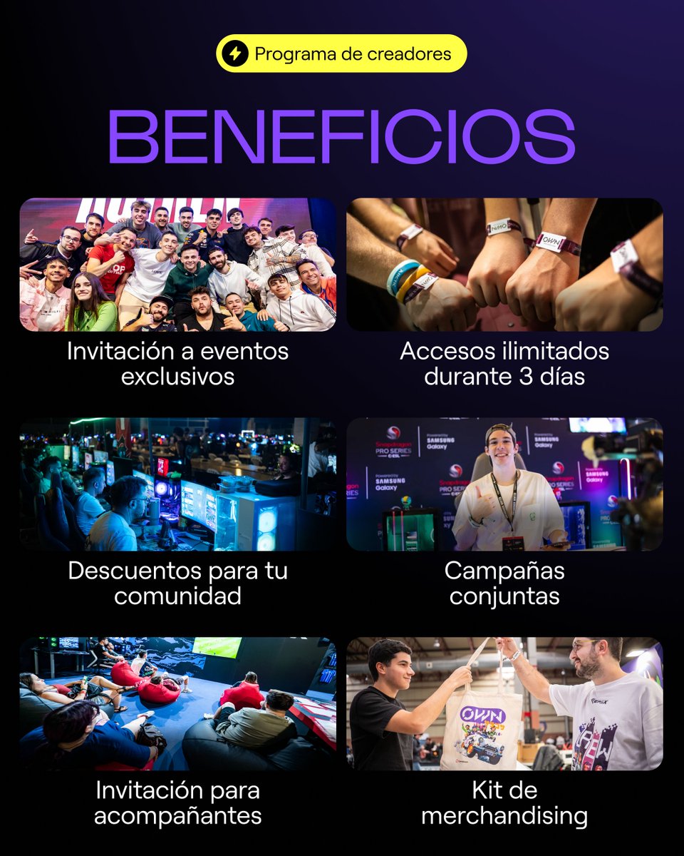 Lanzamos el programa de embajadores de OWN Valencia 2026 🔥 

Ya puedes enviar tu solicitud a través de nuestra web (o pasarle este tweet a tu colega creador de contenido que quiera colaborar con nosotros 💪🏻)