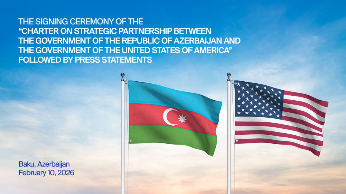 “Charter on Strategic Partnership between Azerbaijan and the United States” and press statements

youtube.com/live/aWP-B2SNq…