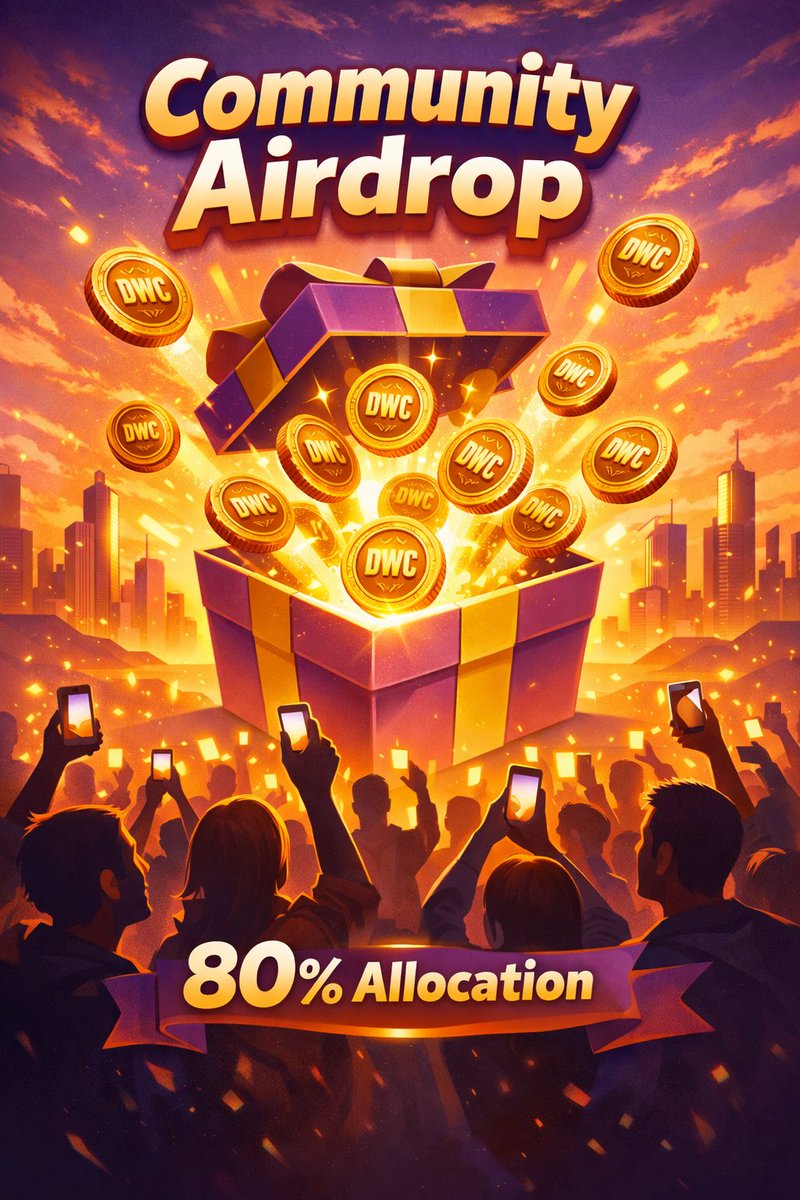 💥 Airdrop 💥

💰 2000 DWC Giveaway
 First 1000 lucky winners

🎭 Describe this market with ONE emoji or meme
No words. Just vibes.

How to join 👇
1️⃣ Follow <a href="/DWCWEB3/">Digital World Web3 Foundation</a>
2️⃣ Repost
3️⃣ Comment 1 emoji or 1 meme

#Airdrop #BNBchain #BNB #CommunityFirst
#dwcweb3 #digitalworldcoin 
Let’s