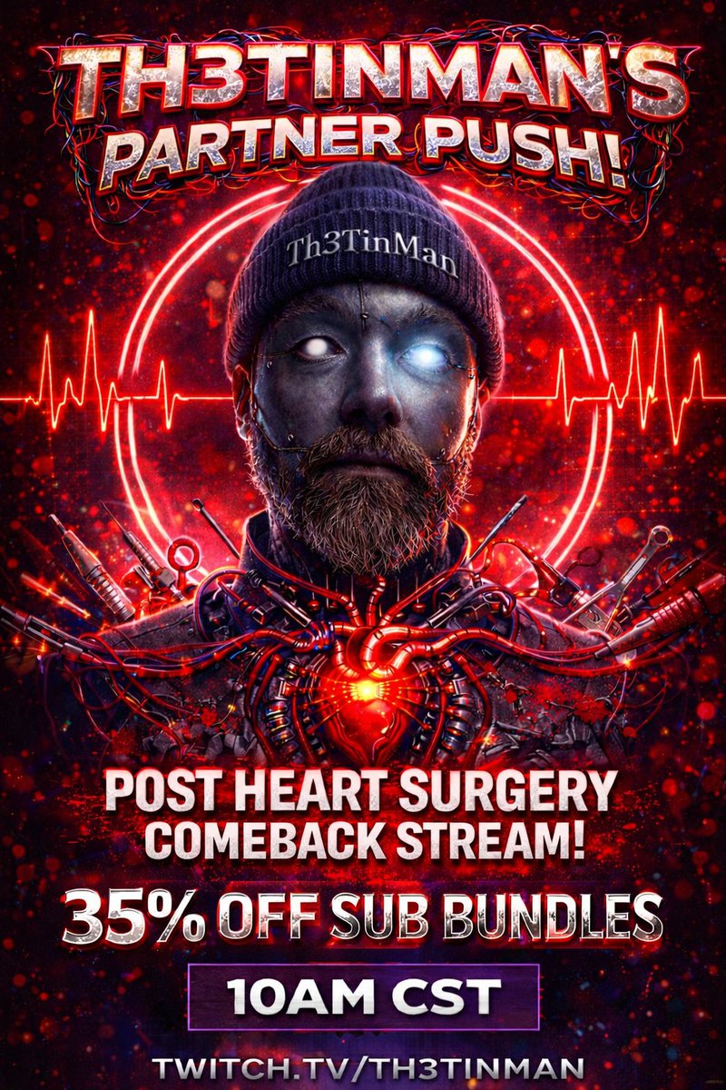 We're back! Come chill with the greatest community on Twitch! #streamer #twitchstreamer #heartfailure