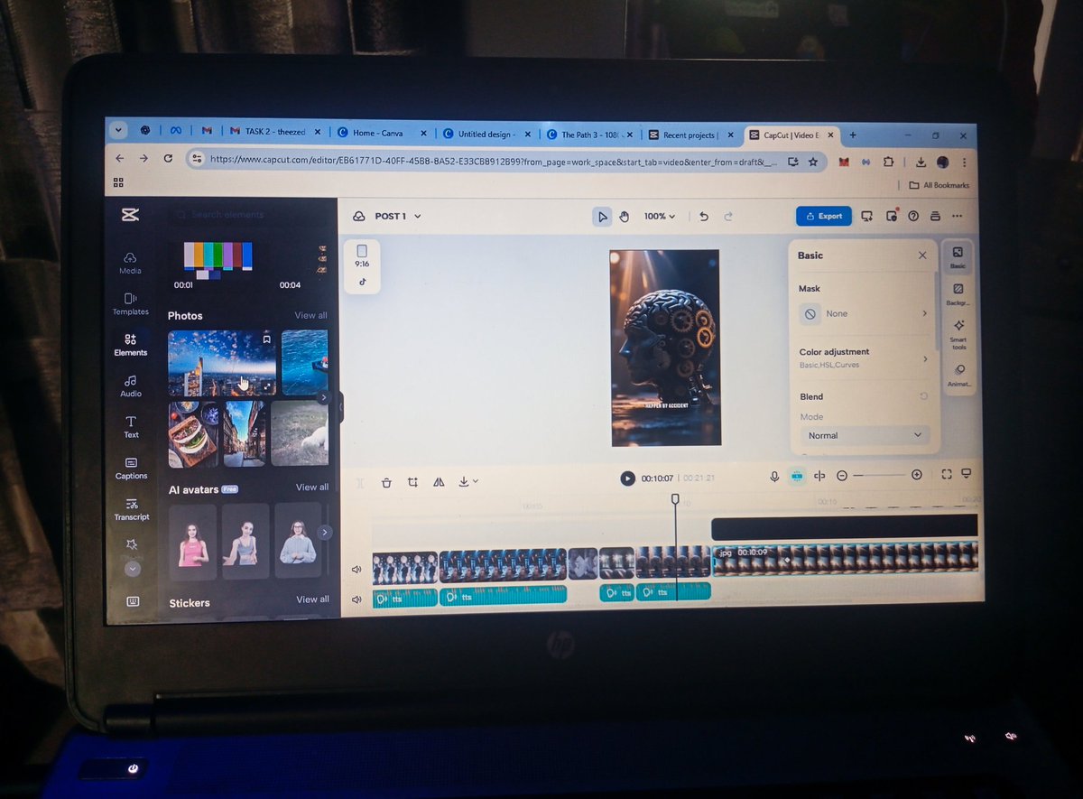 Landed this new role recently, and it's been Me, Capcut and AI for the last 2 weeks😂

This is one thing I love about marketing, there's so many aspects to play with... Loving the results so far🤝🏼