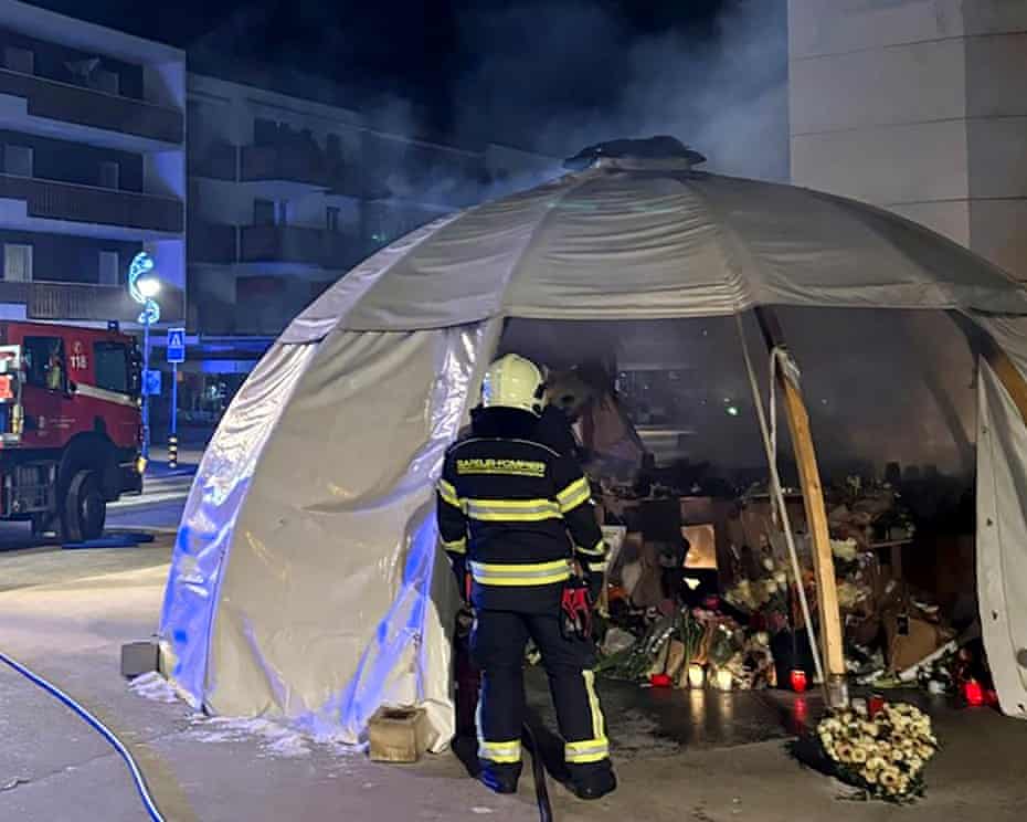 Tragic irony in Switzerland: A memorial for the 41 victims of the New Year's Eve bar fire in Crans-Montana just went up in flames itself—likely sparked by tribute candles. 😱 No injuries, but the condolence book was saved. Fire following fire...
#BizarreBuzzNews #TrueCrime