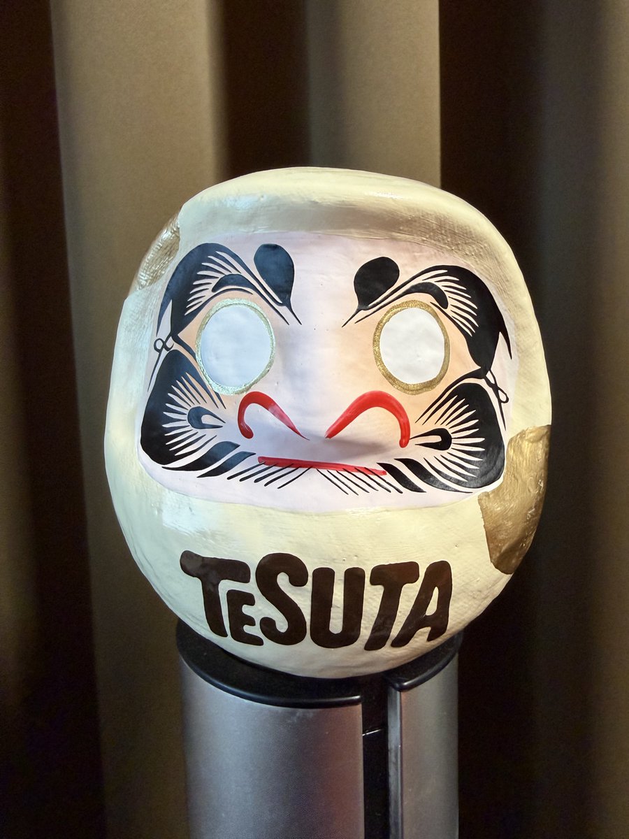 テスタさん だるま 卓上サイズ 卓上サイズのテスタダルマは 明日お昼12時販売開始です〜🙆‍♂️