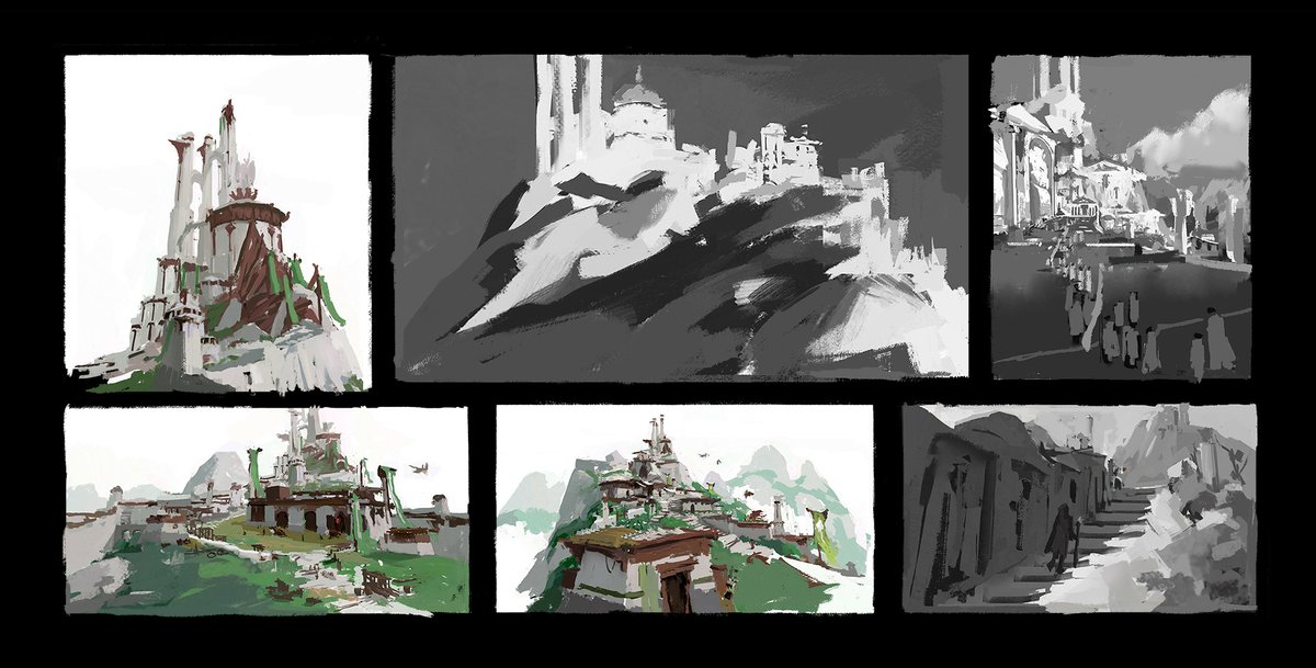 daeni_ee's tweet photo. Initial rough sketches. The concept changed completely during the B&amp;W phase. https://t.co/eO0OIvoAQw