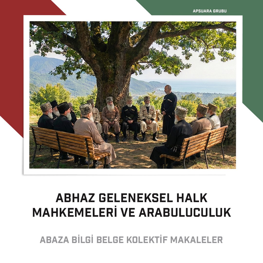 ApsuaraGrubu's tweet photo. Bu makale Selçuk Sımsım tarafından kaleme alınmış olup, Kafkasya’nın otokton halklarından Abhazların toplumsal düzenini sağlayan “Geleneksel Halk Mahkemeleri ve Arabuluculuk” kurumunu sistematik bir biçimde incelemektedir.
Okumak için bağlantıya tıklayın
https://t.co/bIwqDymFta https://t.co/0xWptRtmnS