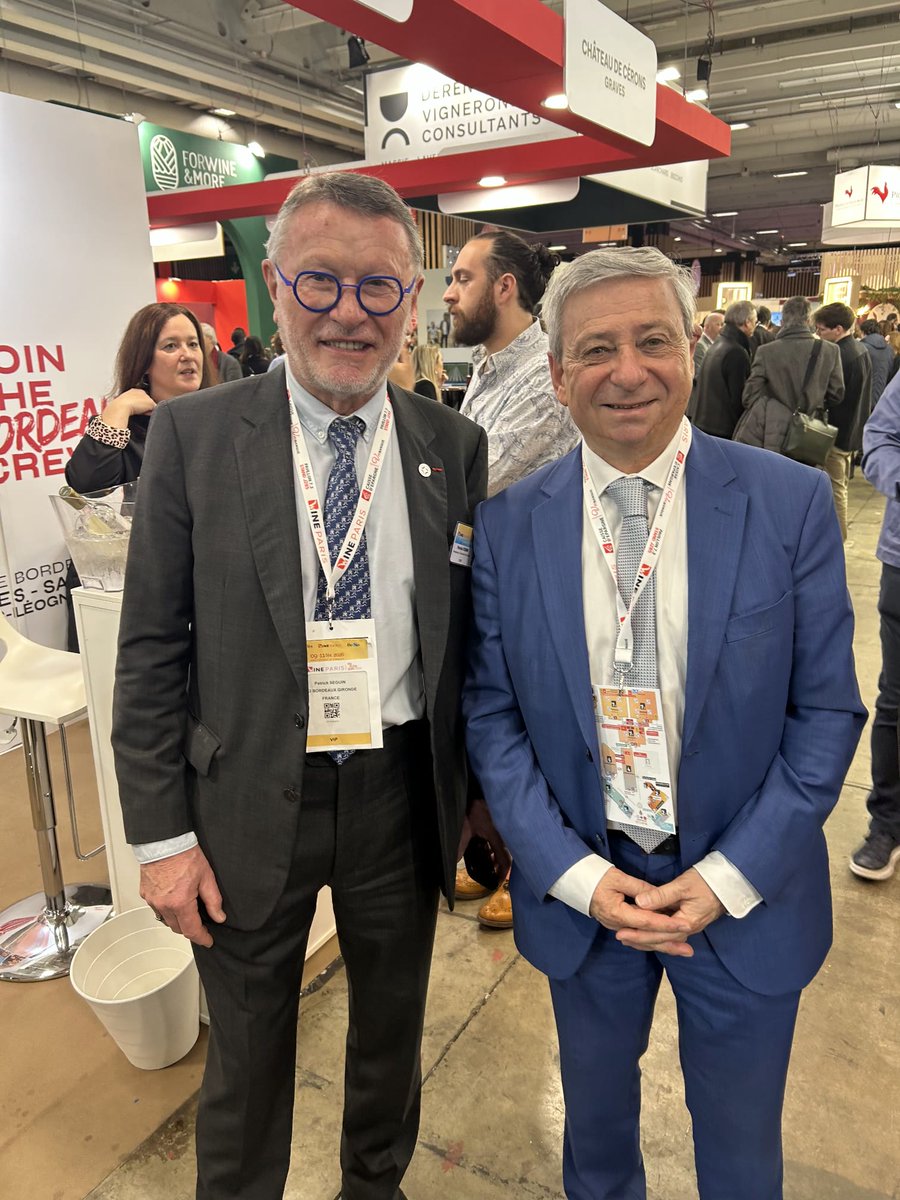 Image de Préfet Nouvelle-Aquitaine et Gironde - #Viticulture🍇| Le préfet Étienne GUYOT est à Wine Paris, le salon international des professionnels 