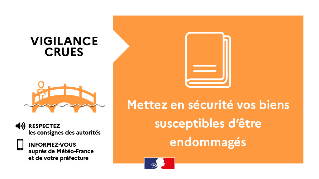 Image de Préfet de Maine-et-Loire - ⚠️Vigilance ORANGE – Risque de #crues 

🟡Thouet Aval : maintien en vigilance jaune
🟡Basse Vallée A