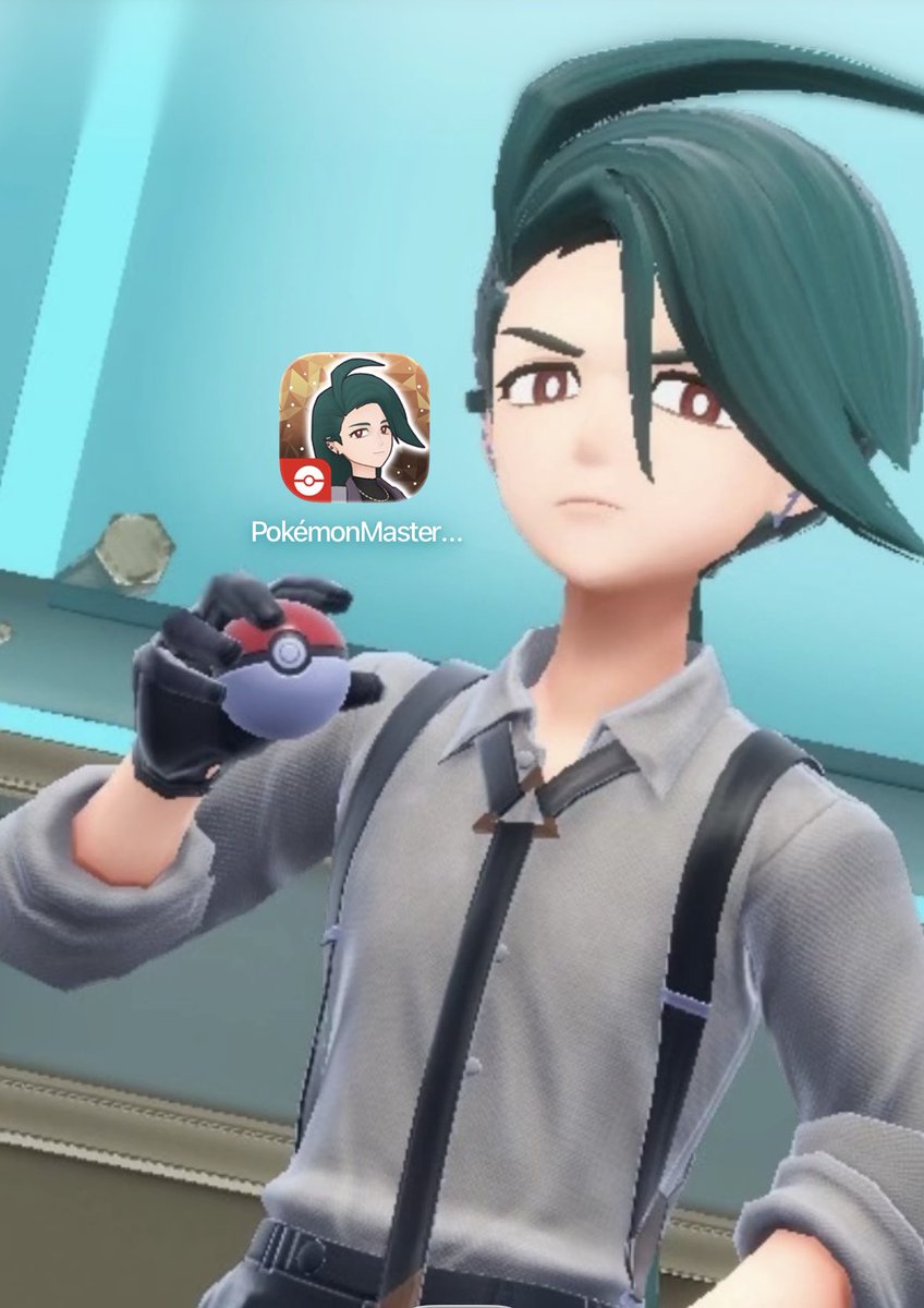 チリちゃんのアイコンとチリちゃん。 しかしこの決めポーズ一瞬前の