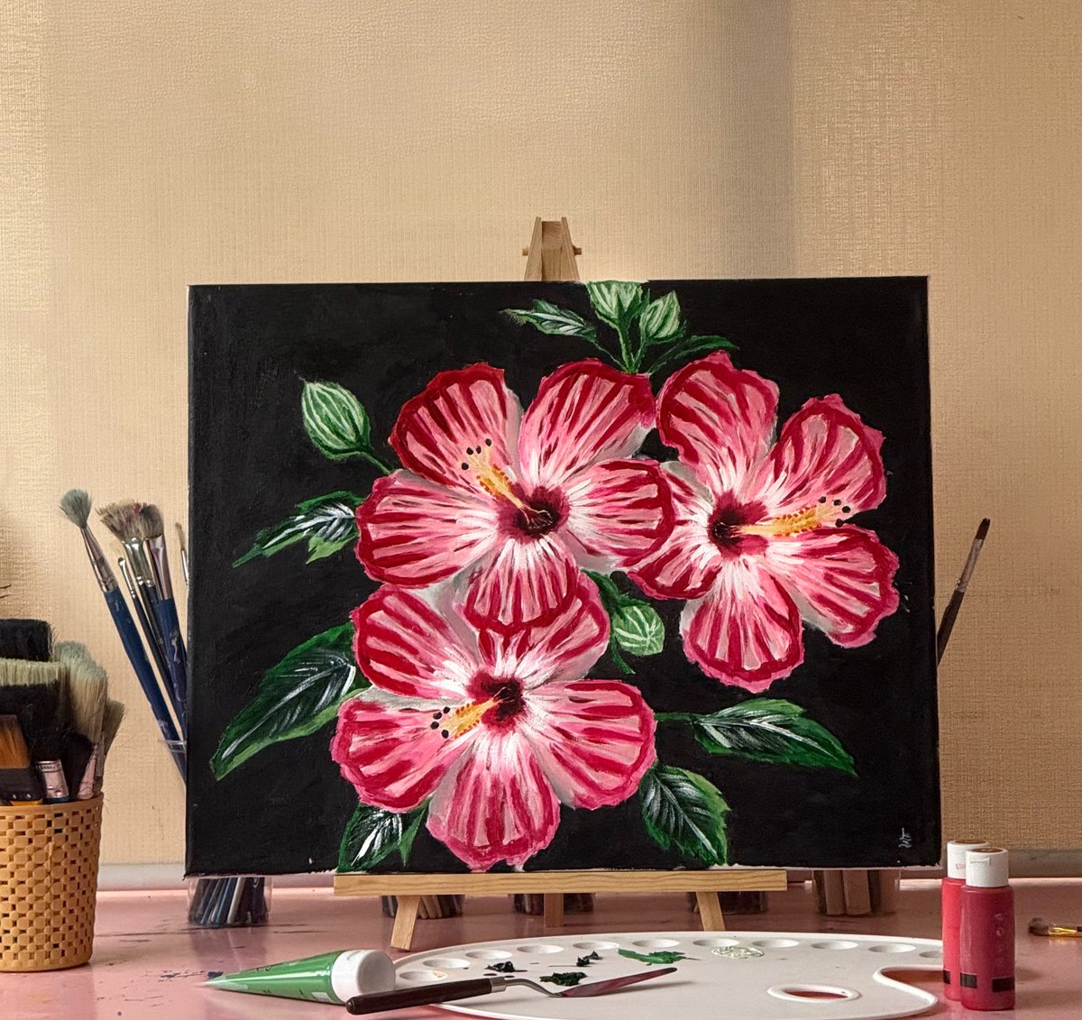 On continue la collection avec des hibiscus 🌺