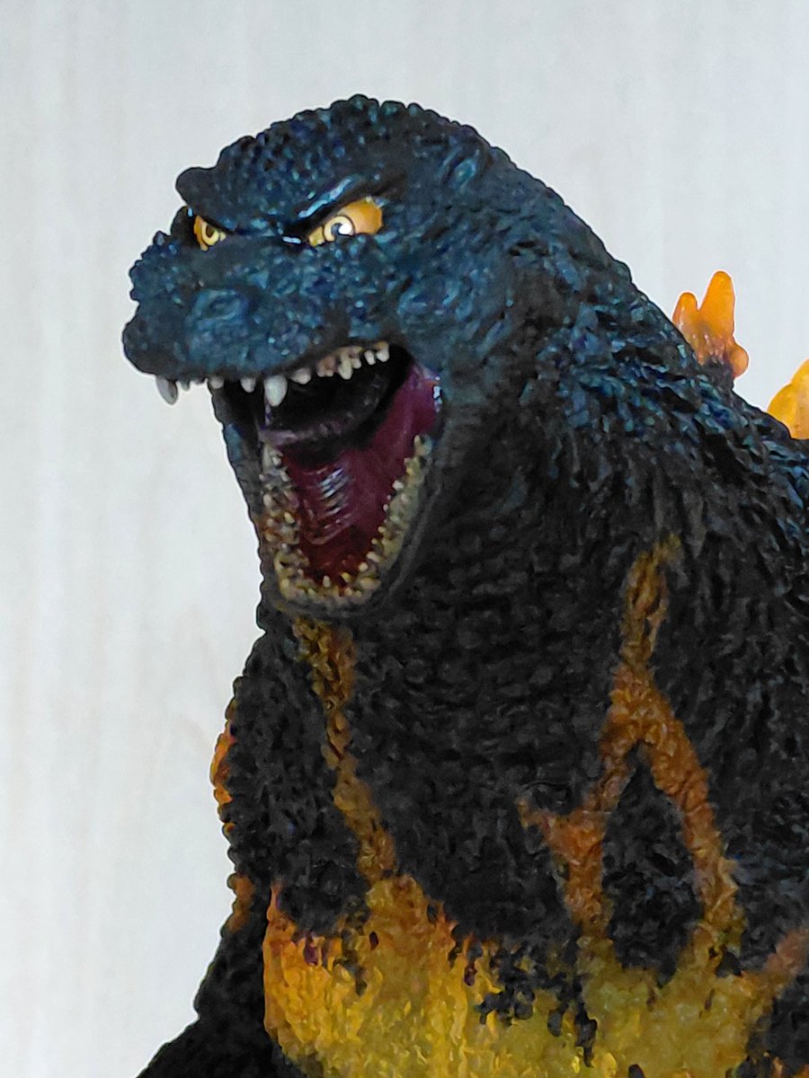 ゴジラ1995 彩色版 原型製作:θ(しぃた) しぃたさん@tm_theta造形の