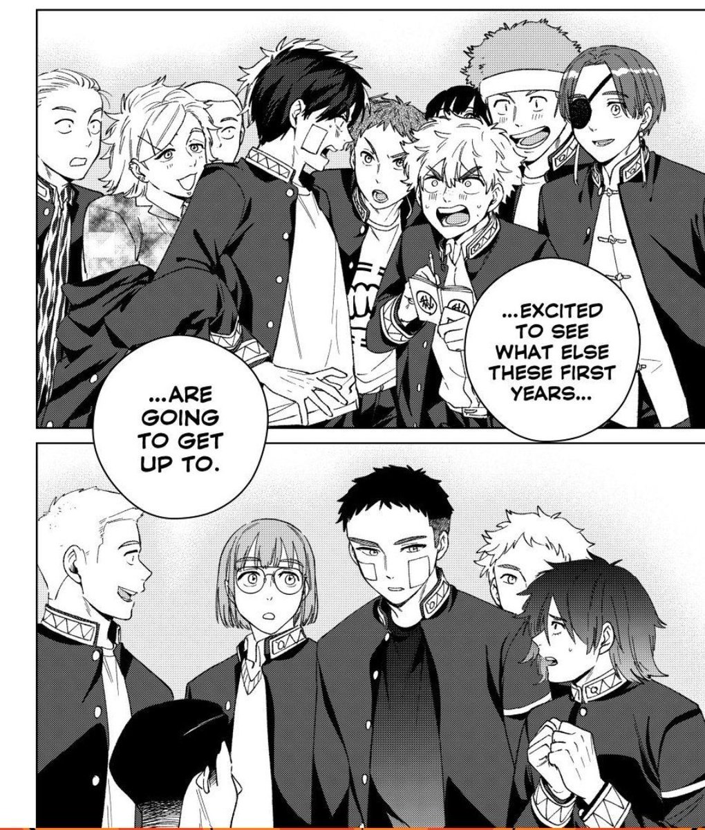 :33 < what a beautiful chapter honestly my goodness. all of the class is SO CUTE and honestly i prefer this over the jealousy. however i think he WILL be begged to be called haruka and vice versa. absolutely adorable thank god for peak. #wbk207