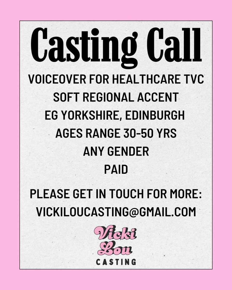 Vicki Lou Casting tweet media