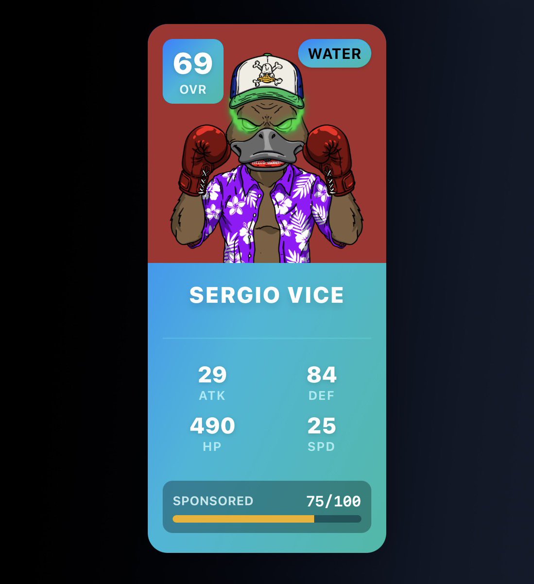 8 Ducks already locked in for Sunday’s fight!

For just $25, this beast can be the 9th.

this week we launch the rankings for $CLUB