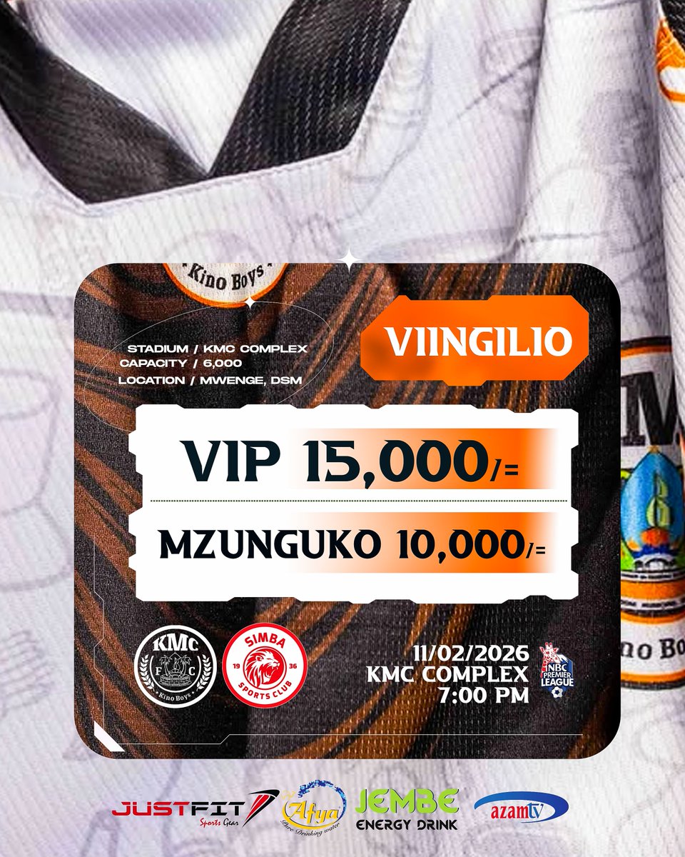 kmcfc_official's tweet photo. VIINGILIO #KMCSIMBA
#NBCPREMIERLEAGUE https://t.co/hmpIBDZDO9