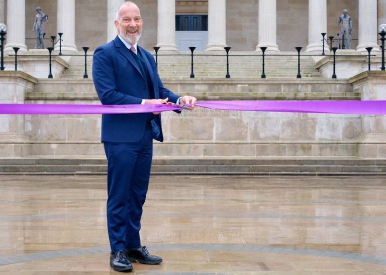 UCLAlumni's tweet photo. Setting the stage for UCL200 🏛️ 

We’ve officially reopened our Main Quad, the historic heart of our Bloomsbury campus, to kick off our bicentennial. 

Be sure to join in for the celebrations and stay tuned for more ✨ 

Read the full story ➡️  https://t.co/21TODtZDya https://t.co/7SOhOQIK5L
