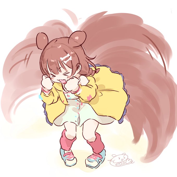 もじないばーじょん しっぽぶんぶん
#できたてころね #戌神ころね 