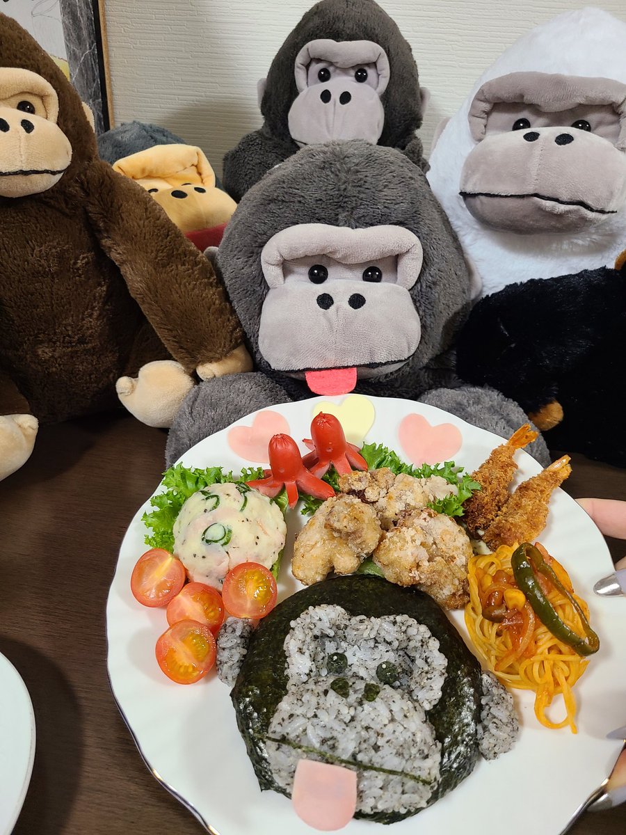 次はパンチくんのご飯つくりたいな☺️

#がんばれパンチ 
#パンチくん
#ウホウホゴリラのゴリくん