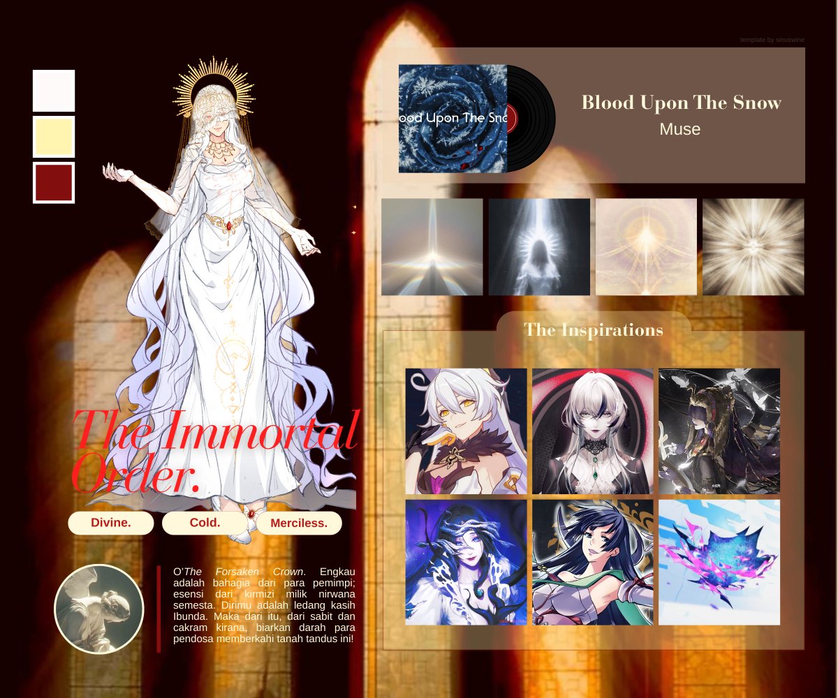 #SiNLotus.

Maka dari itu, engkau akan dibebani dengan kedewataan; tidak akan ada belas kasihan, maupun asa. Ini adalah dosa pertama yang telah kamu lakukan.