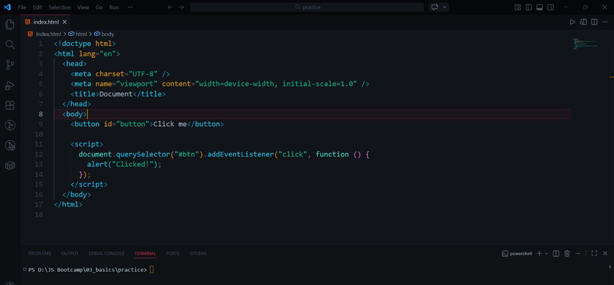 yashmp2004's tweet photo. Day 19 of my Web Dev Internship π»
π A tiny JavaScript mistake wasted more time than expected π
The issue wasnβt syntax β
it was my logic.
Debugging forced me to slow down and actually understand my code.
Painful, but powerful π
#BuildInPublic #JavaScript #WebDevIntern https://t.co/CiBzzrRanH
