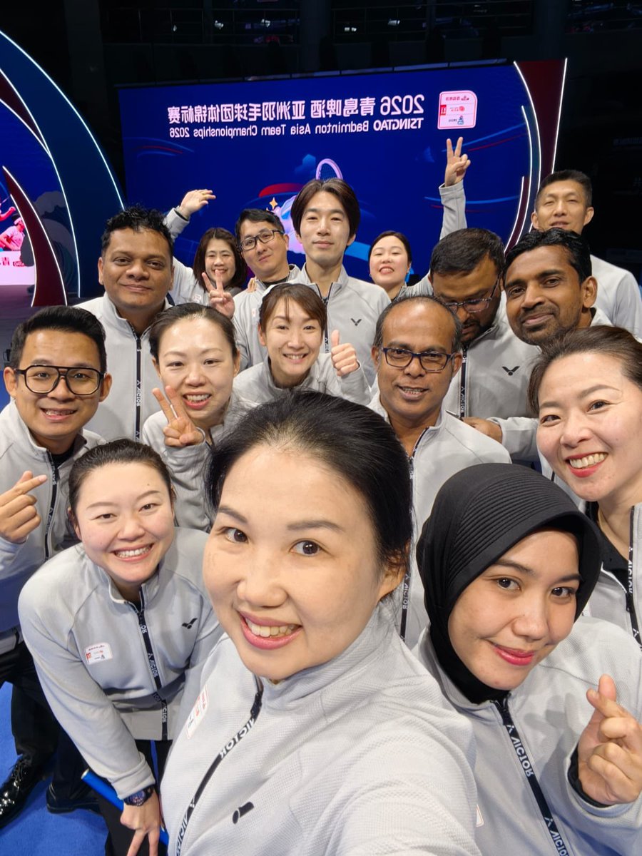 NyellZK_'s tweet photo. Alhamdulillah.

TSINGTAO Badminton Asia Team Championship 2026

Khalas, job done. ☑️ Till next tournament. 
InshaAllah #BATC2026 https://t.co/ylvc0ZGmlp