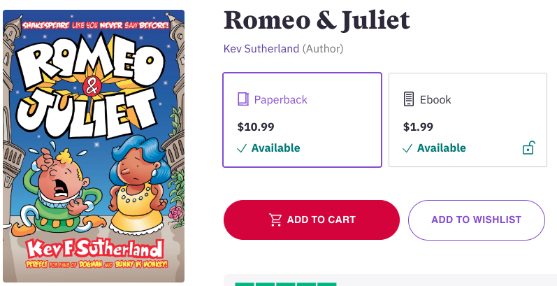 KevFComicArtist's tweet photo. Great news everyone, Romeo &amp; Juliet is out now on https://t.co/H4rs2LgyqX!

Forget your AI caricature just for fun nonsense and get real Shakespeare for your #booktok kids!
 
https://t.co/8f4D8Lb8SP https://t.co/6OxA9659Up