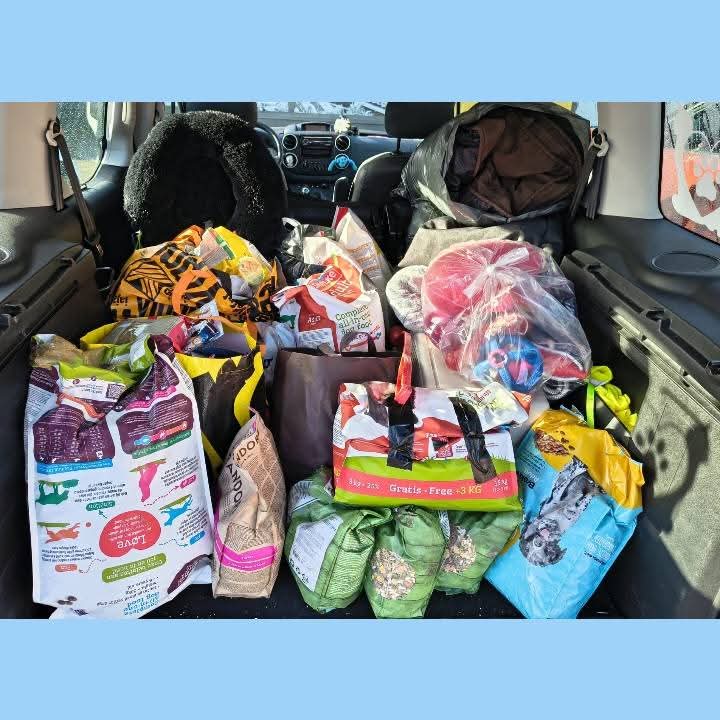 Druilerige dinsdag, maar de ondersteunende huisdieren en hun baasje blij kunnen maken.
Dankbaar voor de donaties van
#MaxiZoo Nederland (Utrecht)
<a href="/StichtingMoHuKa/">Stichting MoHuKa</a> 
Personeel van <a href="/AxionContinu/">AxionContinu</a> locatie De Bijnkershoek
Dierenliefhebbers 🐾🐾