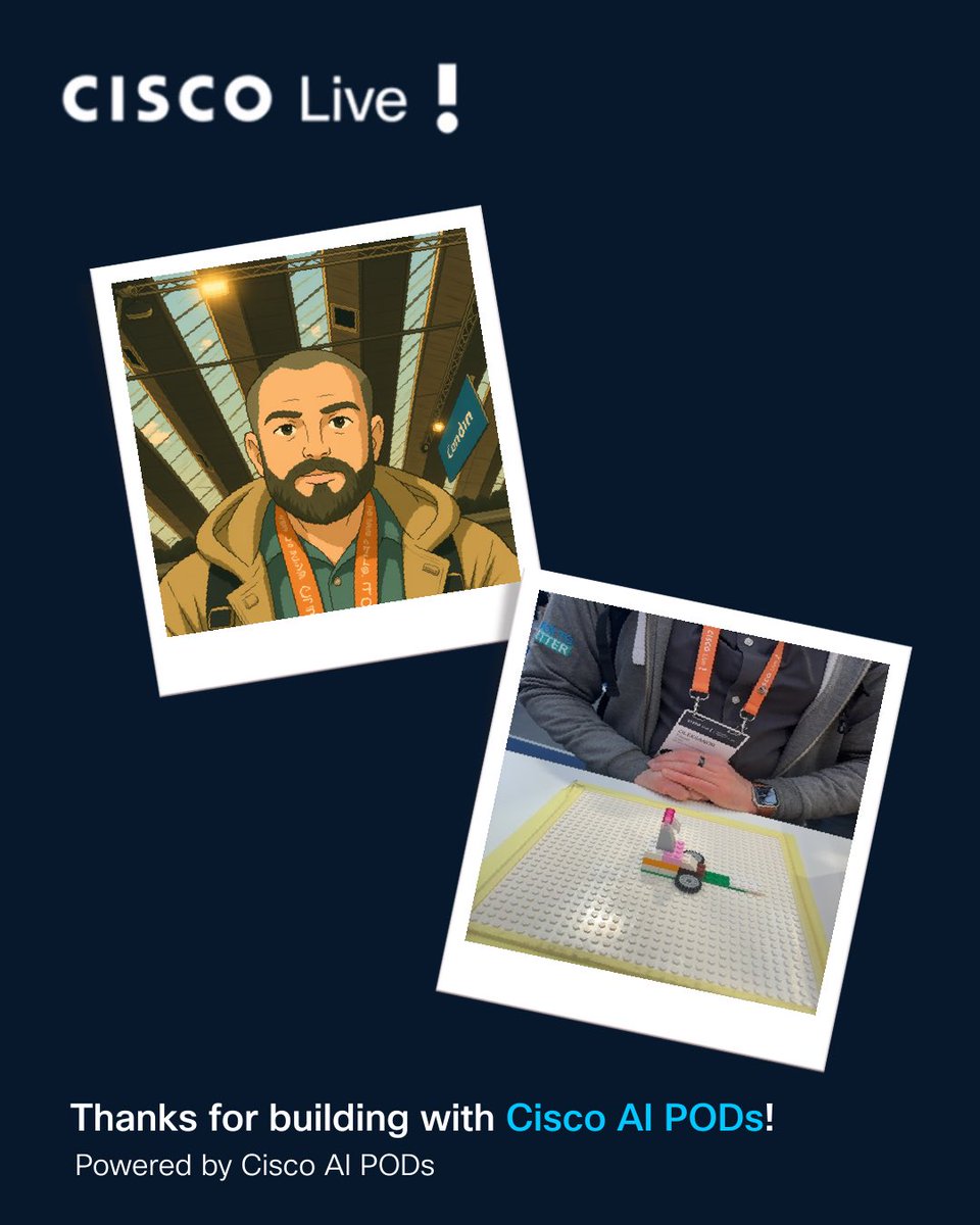 otherf_'s tweet photo. #ciscoliveemea building an AIPod. https://t.co/7uhRvWswAB