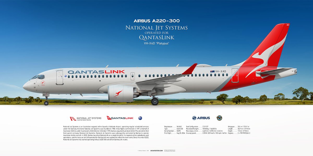 Aviaposter - Airliner Profile Scenic Posters tweet media
