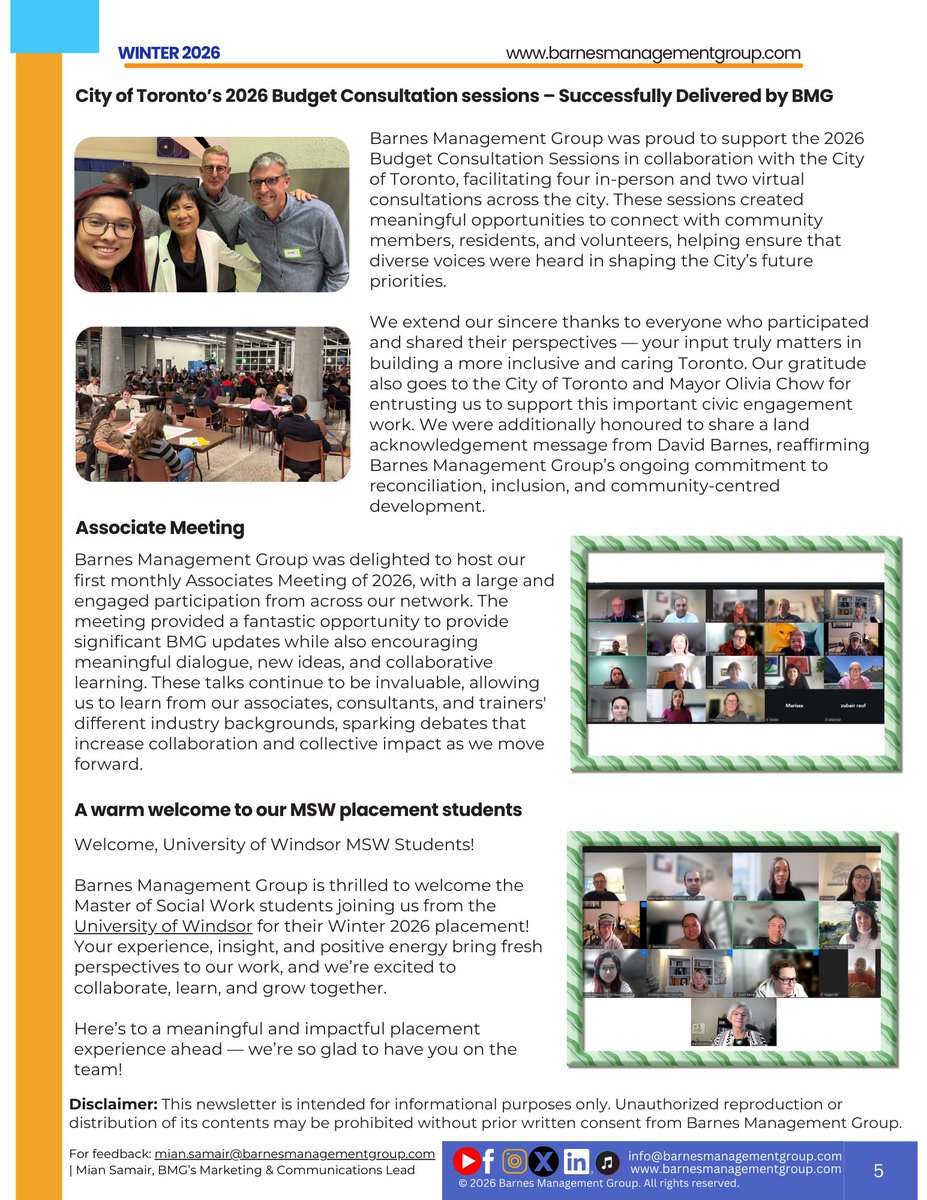 BarnesMgmtGroup's tweet photo. BMG’s Winter 2026 newsletter is here! Catch up on what’s new at Barnes Management Group, from recent projects to upcoming initiatives, and highlights from our first BMG Associates Meeting

https://t.co/uoleQnI7bI https://t.co/WeEOiR4LgG