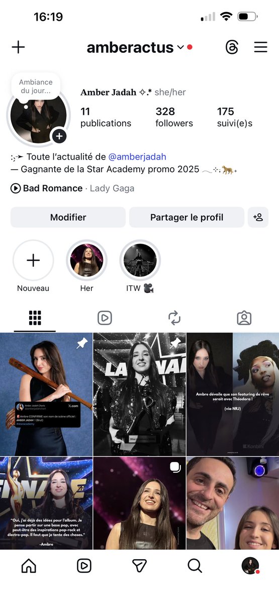 les amberz!! hésitez pas à venir me follow sur insta, j’ai fais un p’tit compte qui va regrouper toute l’actualité de ambre 🤭🤭

#StarAcademy