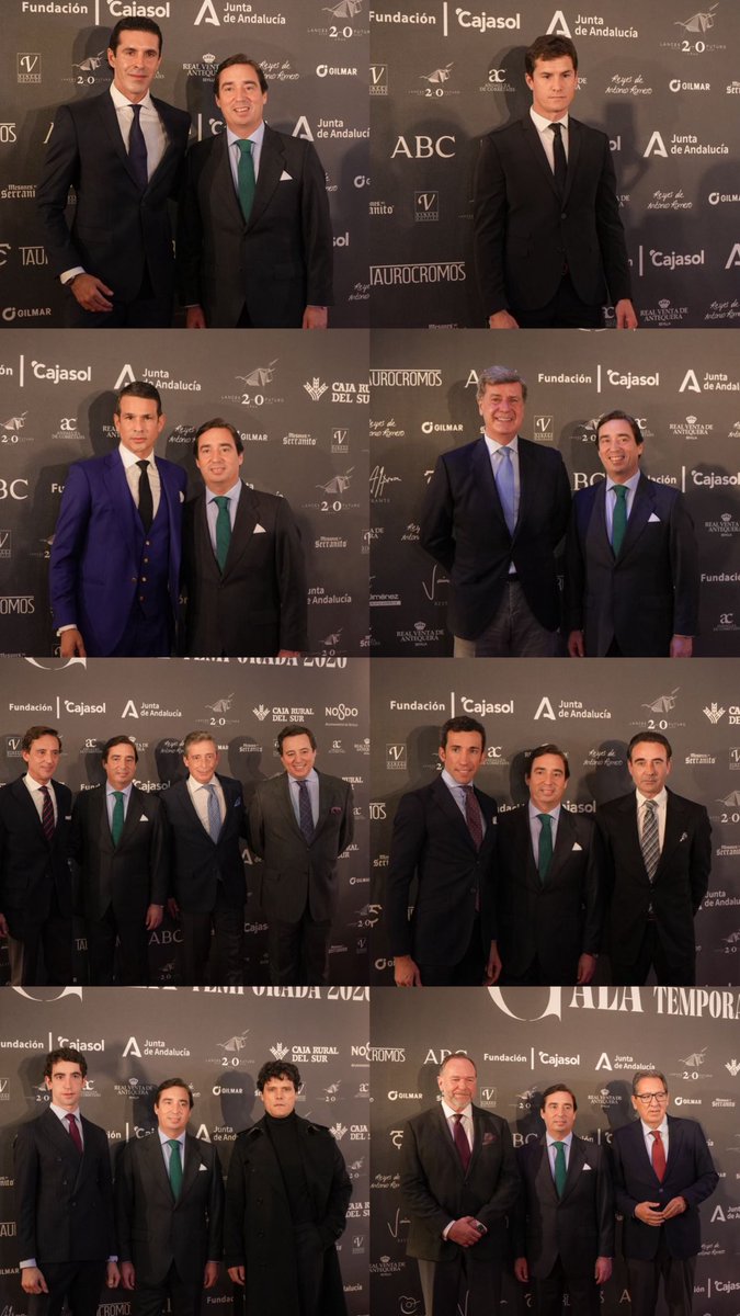 📸 Instantáneas del photocall de la ✨ Gala de Presentación de Carteles de la Temporada 2026 en la Plaza de Toros de la Real Maestranza de Caballería de Sevilla

🔸 Álbum completo 👉 facebook.com/share/p/1K4kgx…