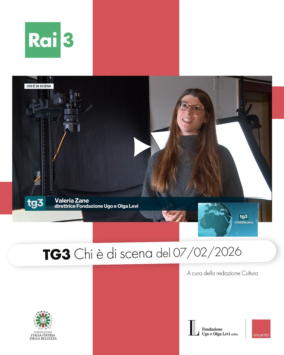 Nel programma "Chi è di scena", andato in onda sabato 7 febbraio su RAI 3 – Nazionale, è stato trasmesso un servizio dedicato a Vissi d’Arte: il nuovo podcast della Fondazione Ugo e Olga Levi di Venezia dedicato all'opera lirica.

#vissidarte #fondazionelevivenezia #podcast