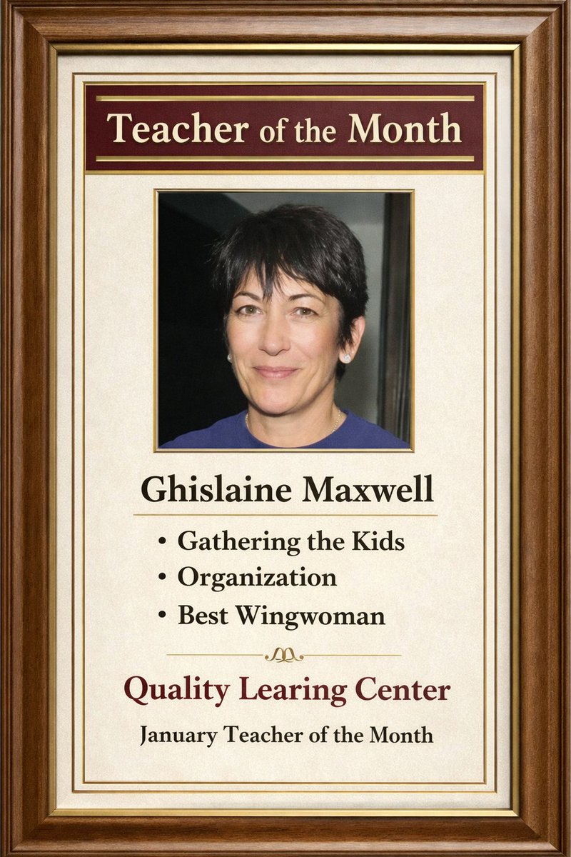 Forgot to post Teacher of the Month for January. Sorry!

Ghislaine: We are lucky to have you. Congratultions!