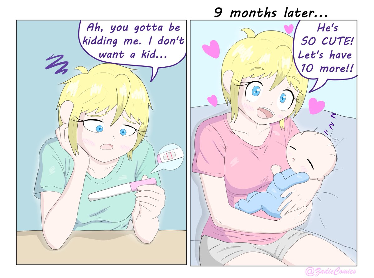 ZadieComics's tweet image. Happy Mom #Moms #motherslove #baby #DigitalArtist