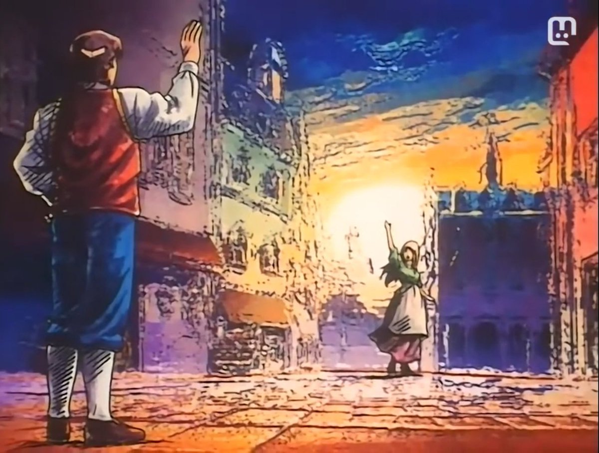 Otakuforev72397's tweet photo. شيء افتقدناه في الأنميات الحالية و هي اللوحة الزيتية في الختام من أروع الأشياء https://t.co/aYCV5bIfd3
