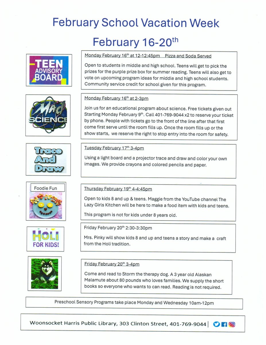 Woonsocket Library tweet media