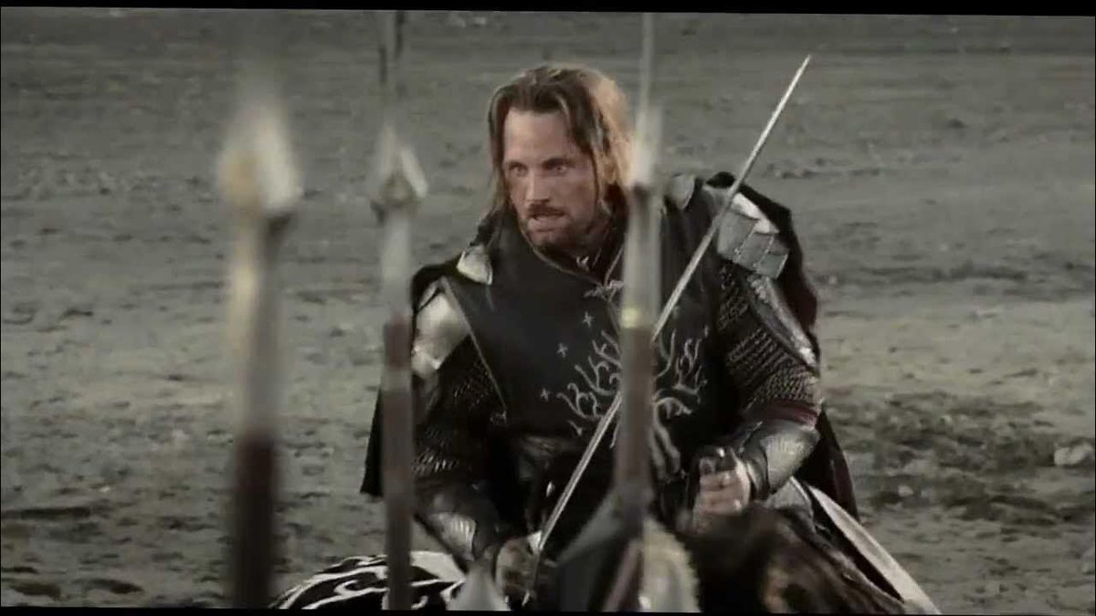 LOTR_farsii's tweet photo. گویا خطاب به ملت ایران گفت:
«روزی خواهد آمد که شجاعت انسان‌ها فرو بریزد… اما آن روز، امروز نیست.»
#ارباب_حلقه_ها https://t.co/DI06KpoIyn