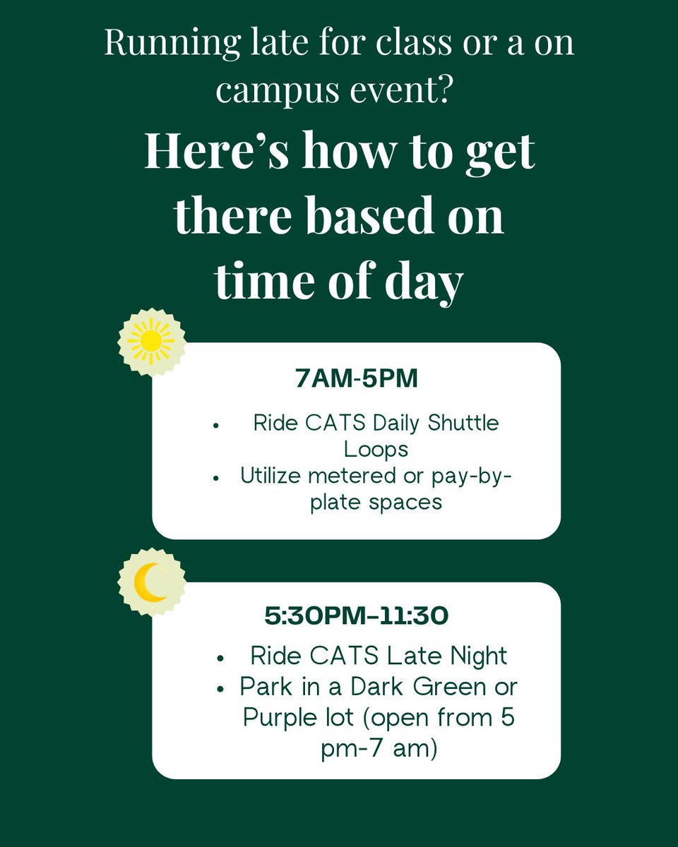 Ohio University Transportation & Parking tweet media