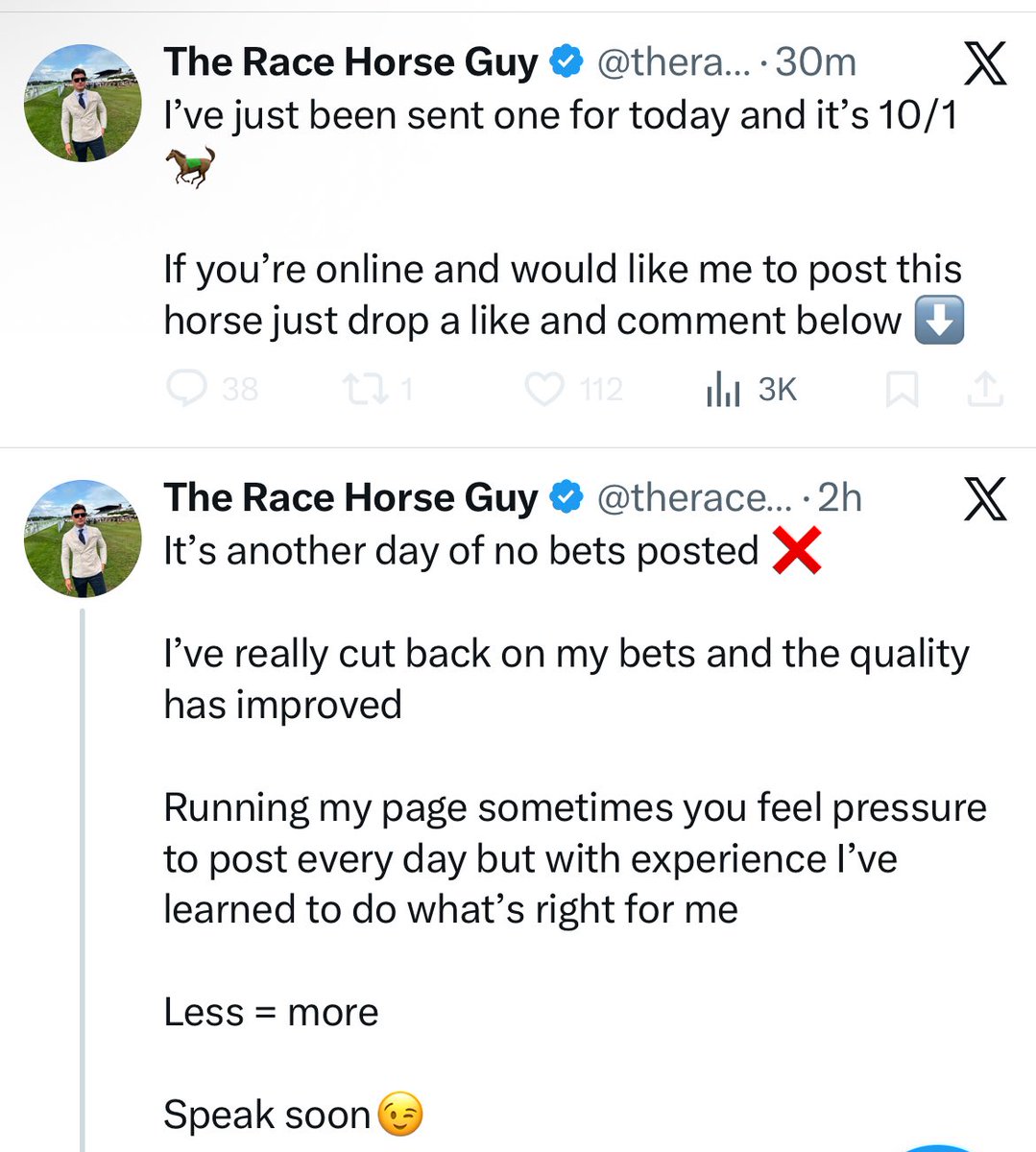 Tipsters To Avoid tweet media