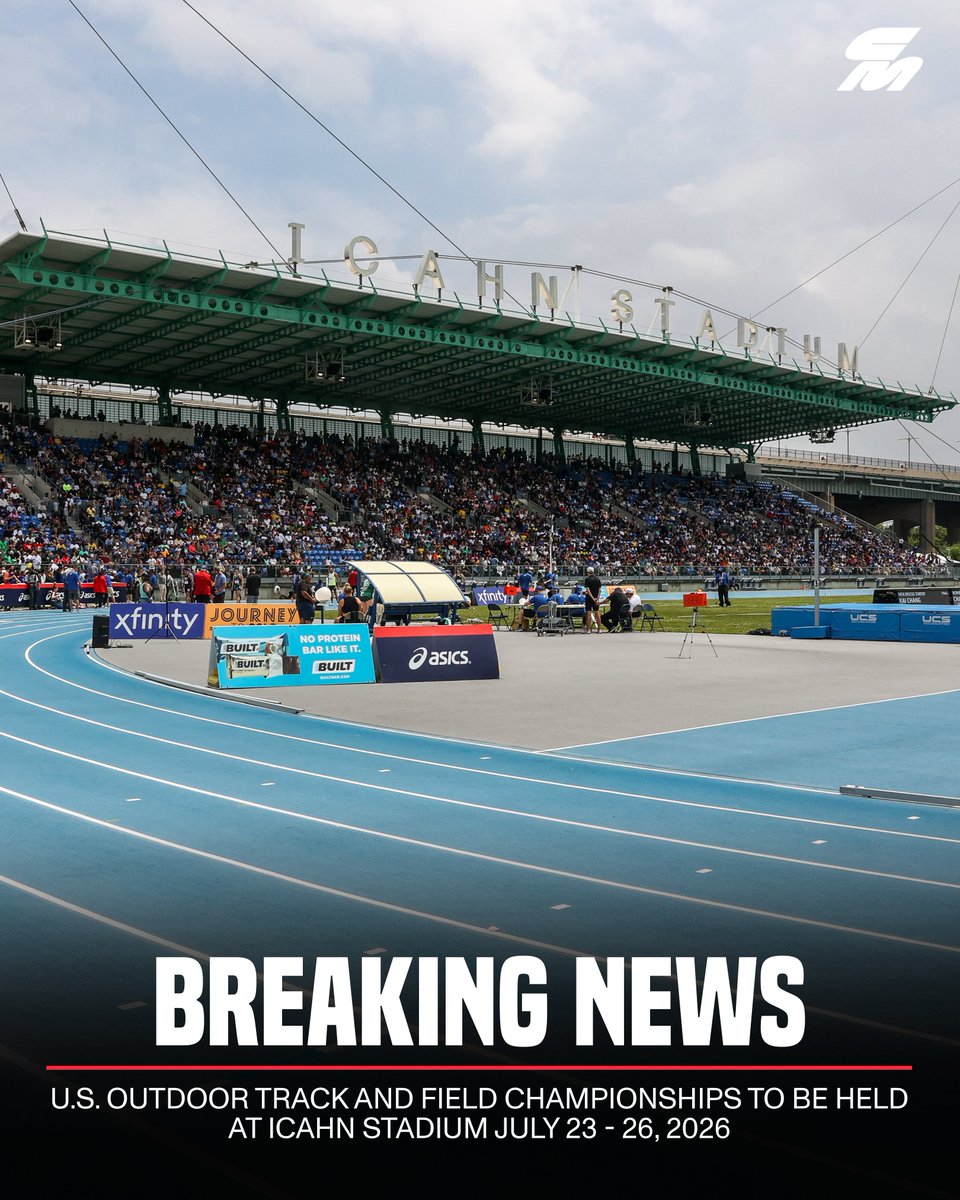 CitiusMag's tweet image. Start spreading the news… 🗽

USATF announces that the 2026 U.S. Outdoor Championships will be held at Icahn Stadium in New York City from July 23-26. 

This is the first time New York City has hosted a national track and field championships since the 1991 Athletics Congress of…