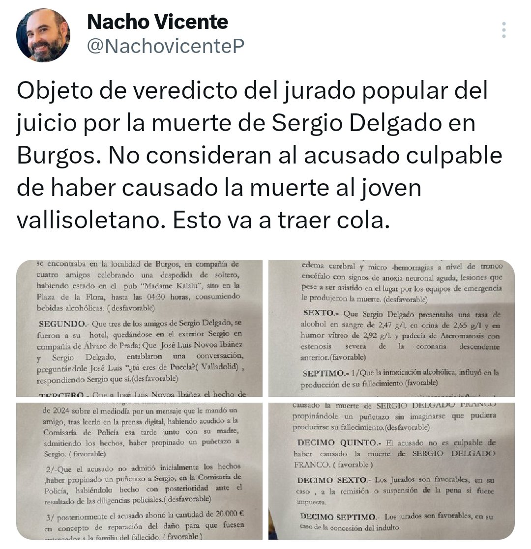 No suelo borrar tuits (y dejo aquí abajo captura de lo que voy a borrar), pero nos ha llegado aclaración por parte de Comunicación del TSJCYL, y las interpretaciones que hemos hecho varios medios y periodistas no son correctas. Dejo aquí parte de la explicación que nos dan.