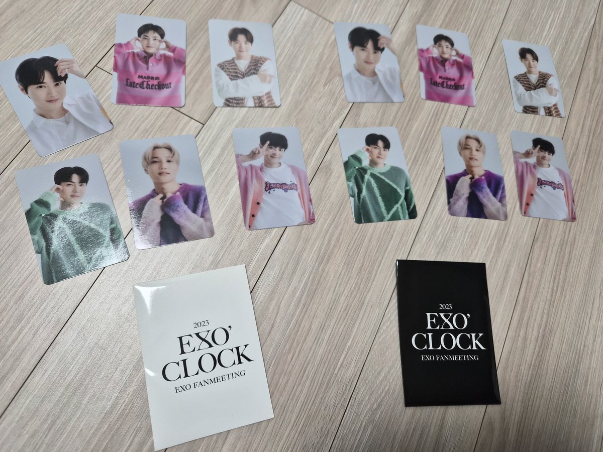mydoh0112's tweet photo. EXO 2023 팬미팅 EXO' clock 입장포카 양도
white set 20,000원
black set 20,000원

ㅅㅊㅇ 디오 도경수 경수 엑소 EXO D.O. 굿즈양도 포카양도 디오굿즈 경수굿즈 엑소굿즈 수호 김준면 시우민 김민석 백현 변백현 찬열 박찬열 카이 김종인 세훈 오세훈 레이 장이씽 https://t.co/AktL5VjeRs